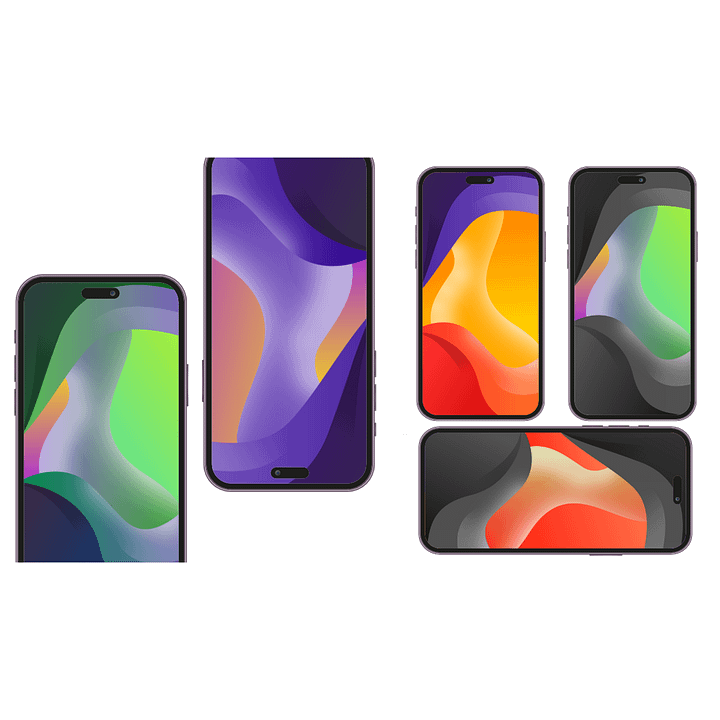 Wallpaper 3 pack: Wavy/Bubbly/Stripy product image (2)