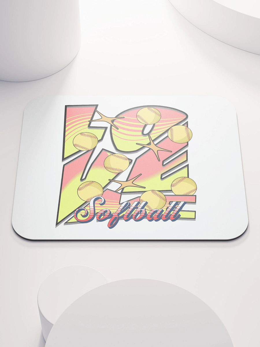 Love Me Softball Mouse Pad product image (2)