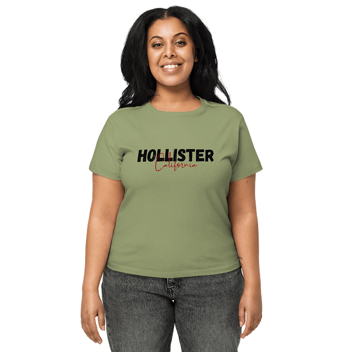 Women's High-Waisted Tee T-Shirt Hollister Lettering product image (1)