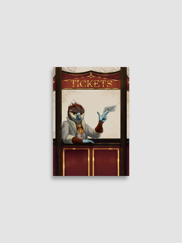 Te'anos ticket Paper Poster (cm) product image (1)