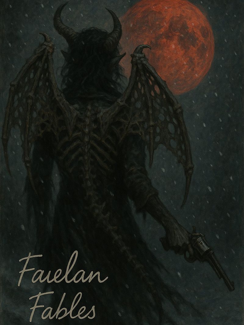 🩸 Fable 001 I Ash Tiefling Under the Blood Moon
