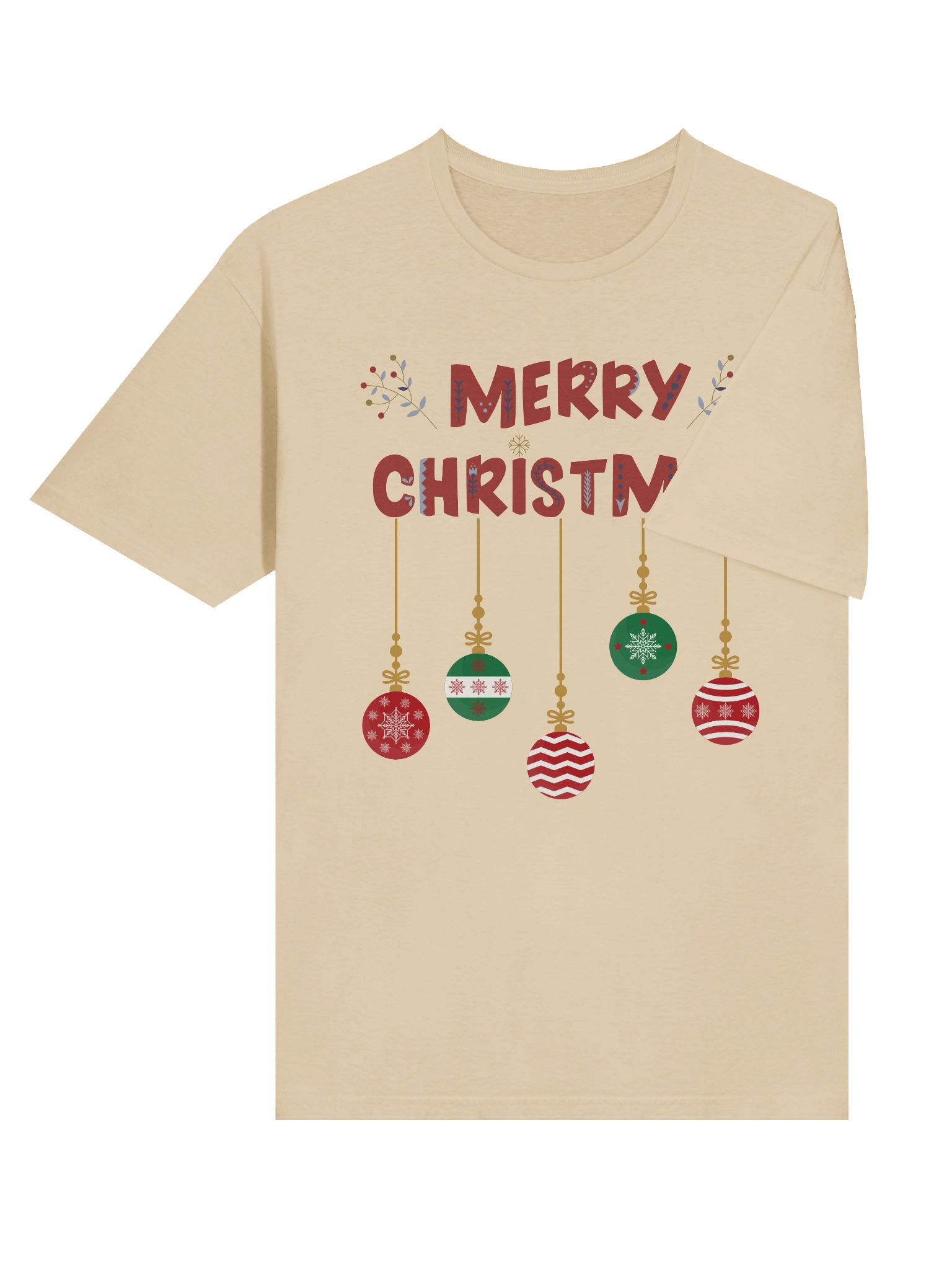Festive Merry Christmas Ornaments T-Shirt product image (27)