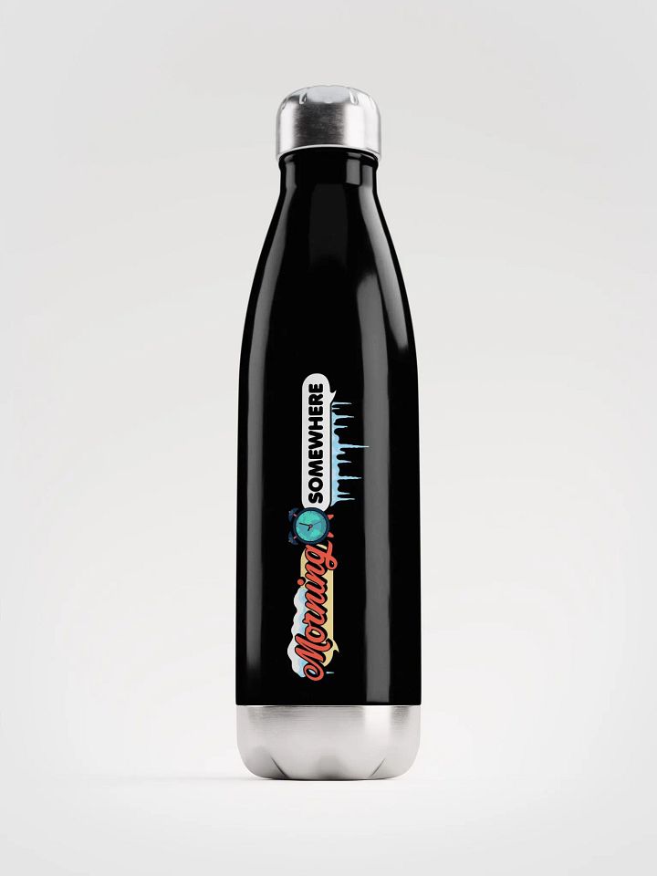 Morning Somewhere FROSTY SIDE WAYS Stainless Steel Water Bottle product image (1)