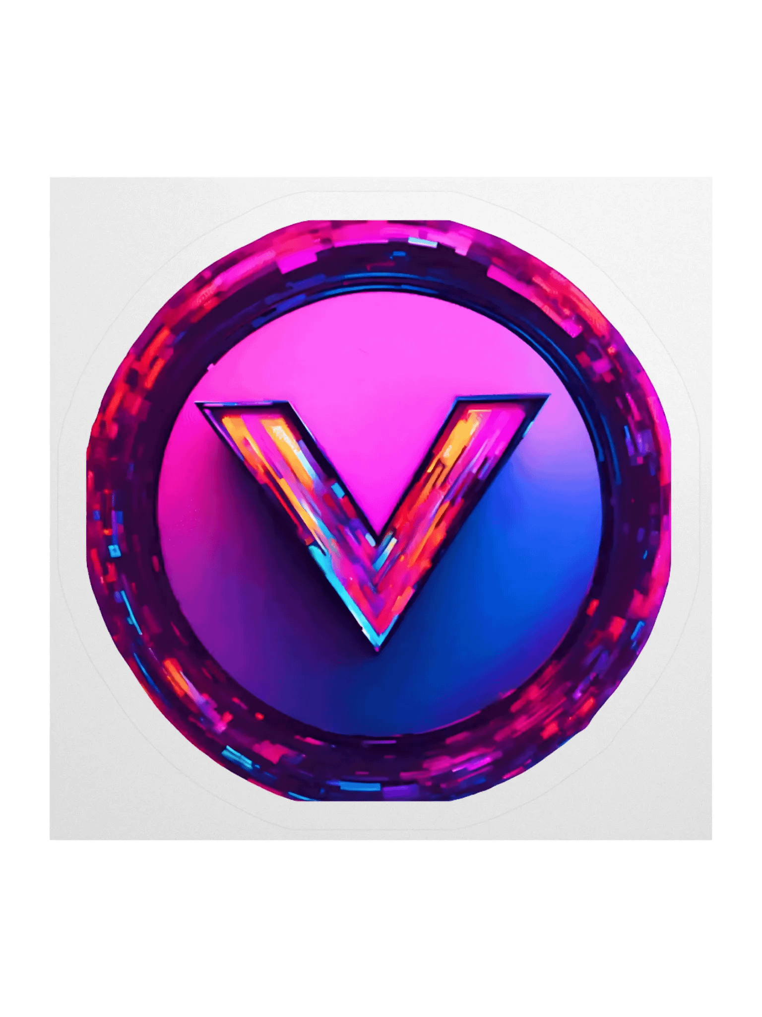 3x3 Inch V Logo Sticker product image (1)