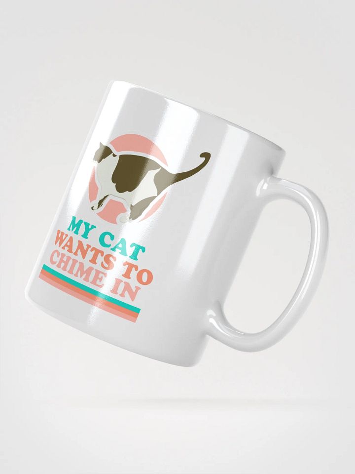 Cat Chime - White Mug product image (4)