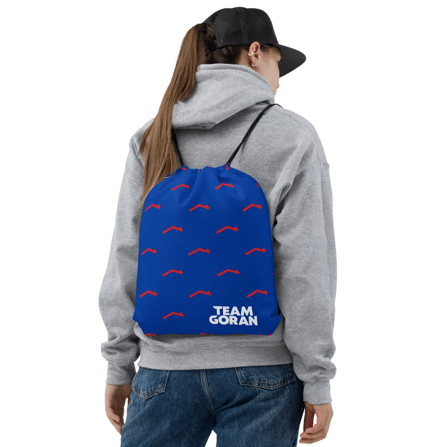 Team Goran Red Roof Drawstring Bag product image (2)