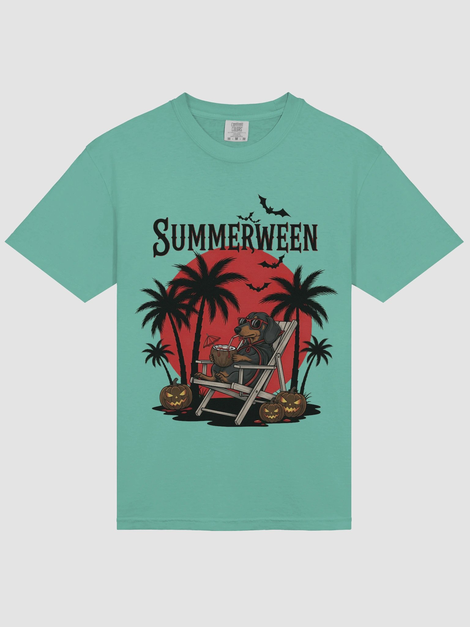 Summerween Vampire Dachshund T-Shirt product image (20)