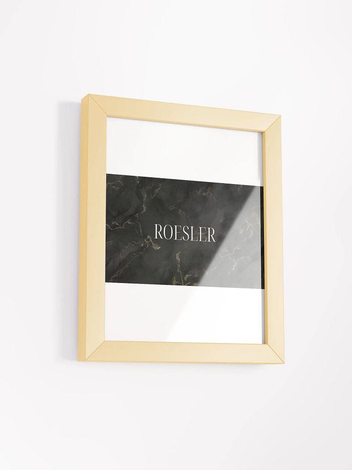 Eco-Friendly Ayous Wood Framed Matte Poster product image (6)