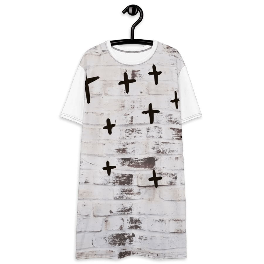 I see jesus sitted on the thrown T-shirts dress product image (7)