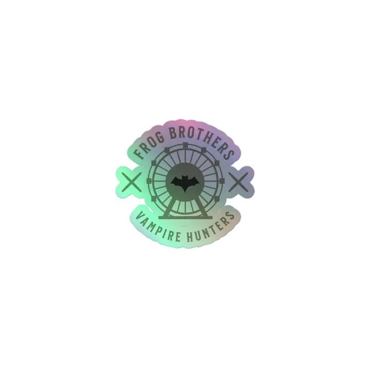 Vampire Hunters Holographic Sticker product image (1)