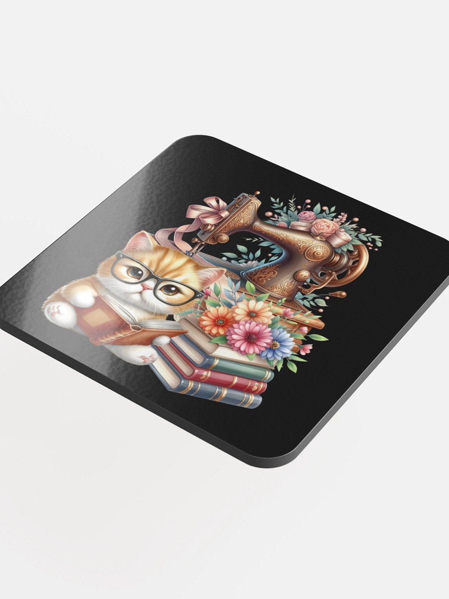 Whimsical Kitty Glasses Coaster Set product image (4)