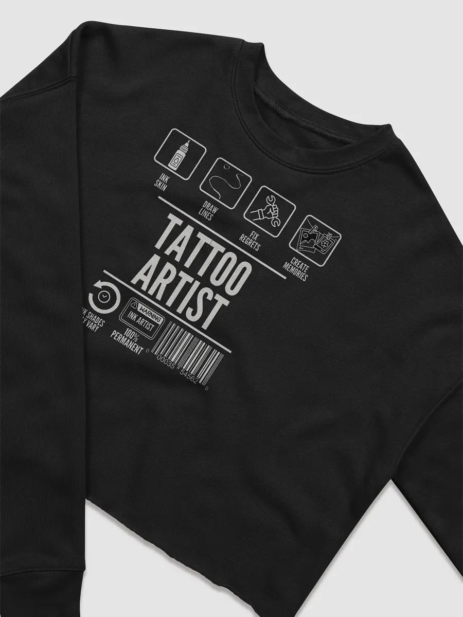 "Tattoo Artist Label" Cropped Sweater product image (3)