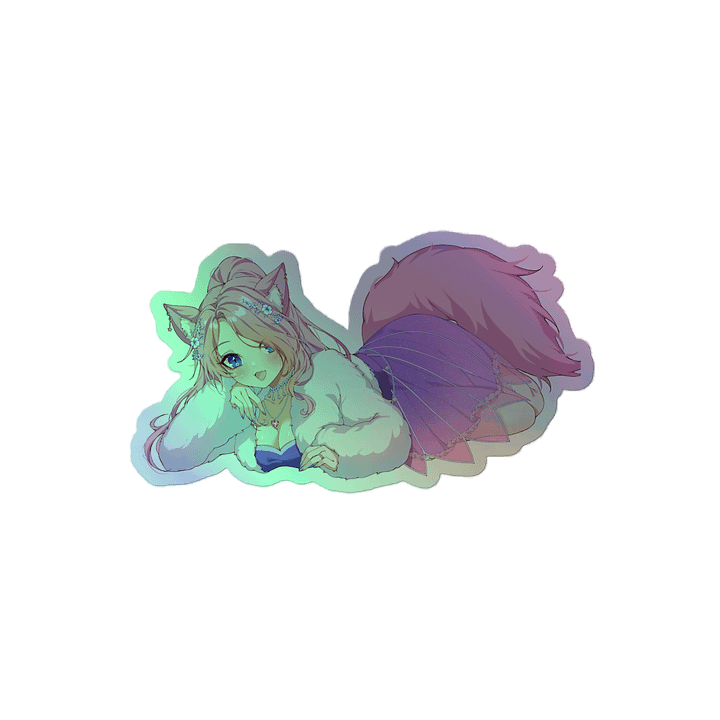 Comfy Eclairsu Holographic Sticker Sheet product image (2)