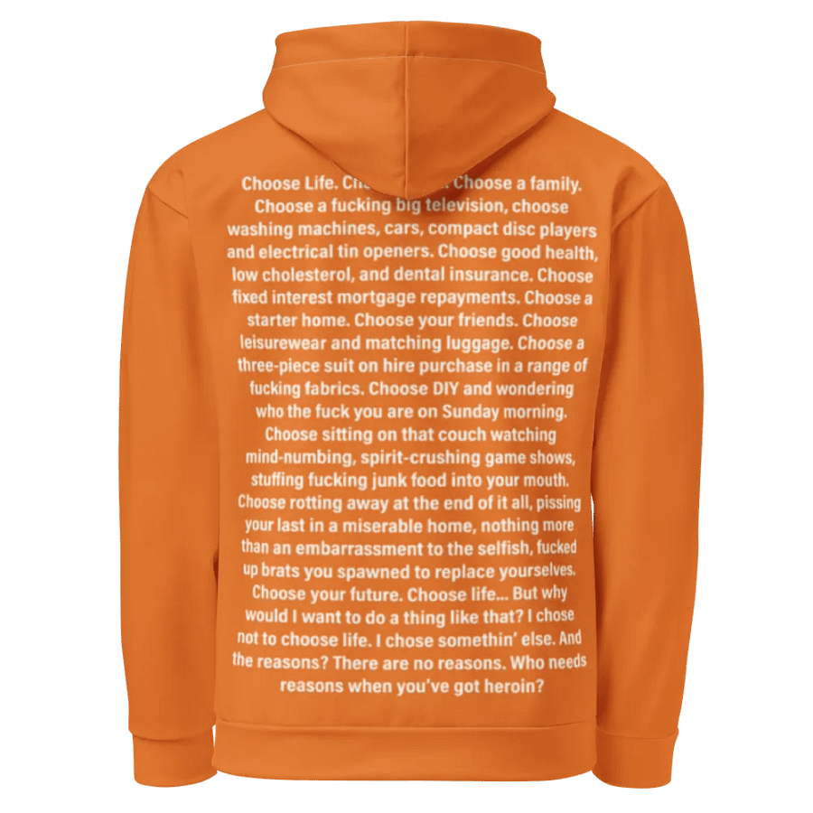 Choose Life - Trainspotting - Unisex Hoodie product image (3)