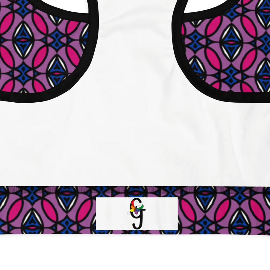 Bi Abstract (1) - Sports Bra product image (8)