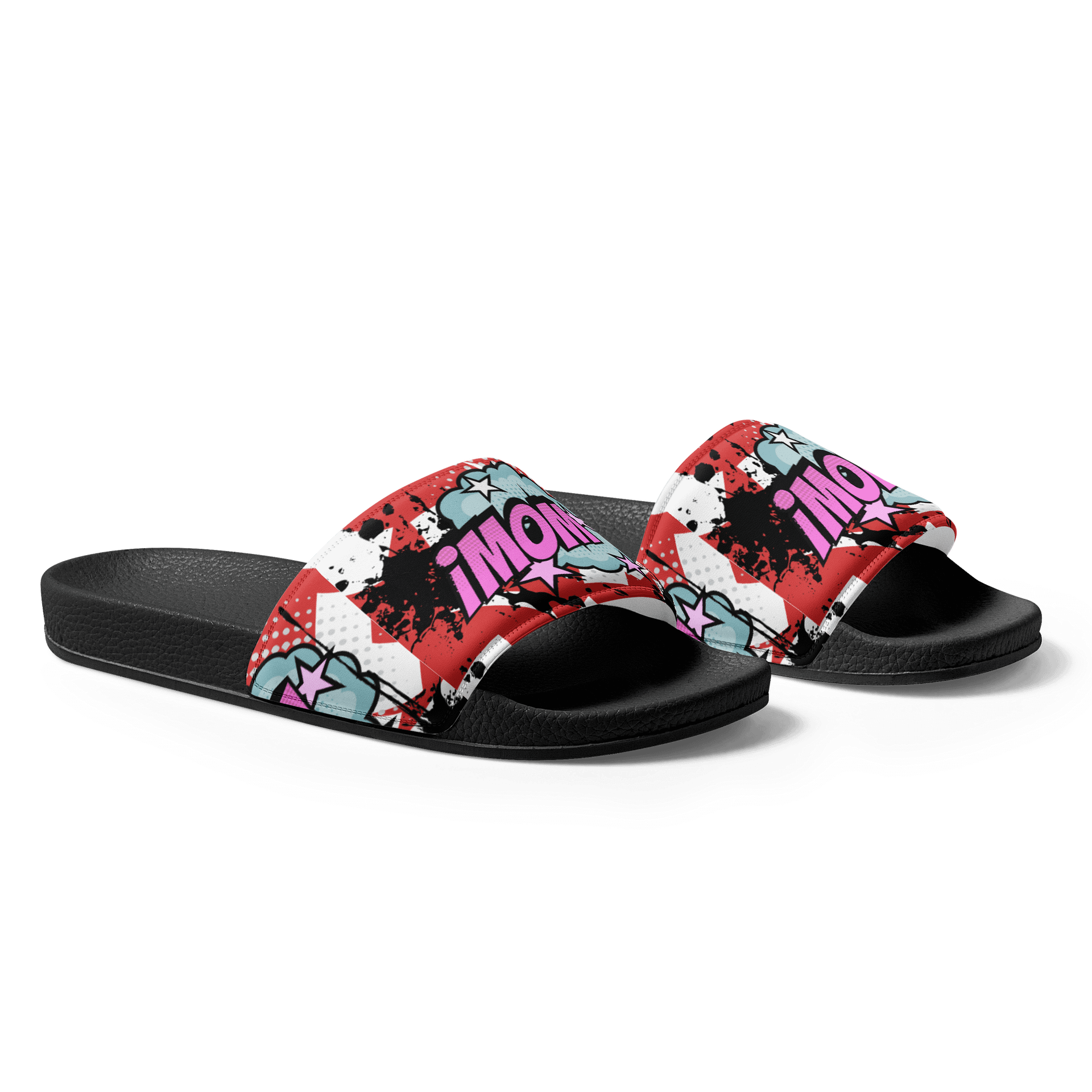 iMOM / WOW! Pop Art Women's Slides product image (1)