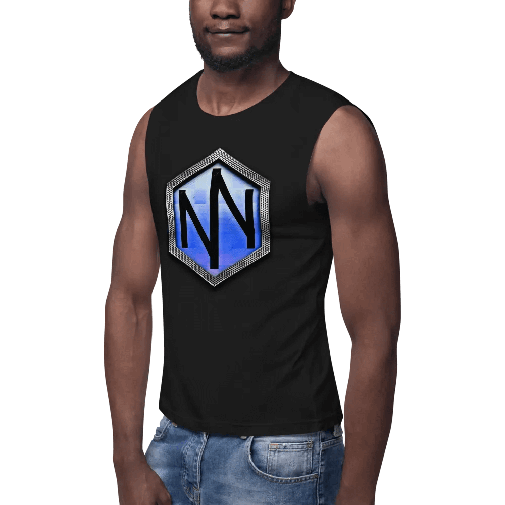 Neo Nobody (Blue) - Sleeveless Shirt product image (7)
