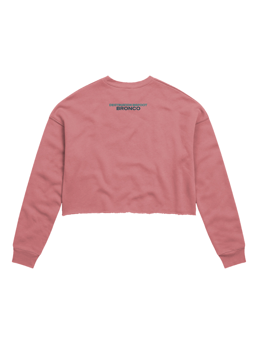 Destination Bigfoot Bronco Best Friend's Bella+Canvas Women's Fleece Crop Sweatshirt (Multiple Colors Available) product image (4)
