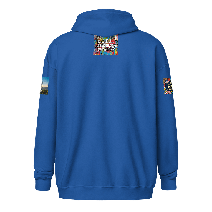 Unisex Da Culture, Experience Love! Zipper Hoodie product image (2)