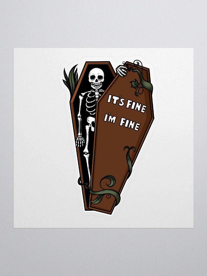 it's fine i'm fine coffin product image (1)