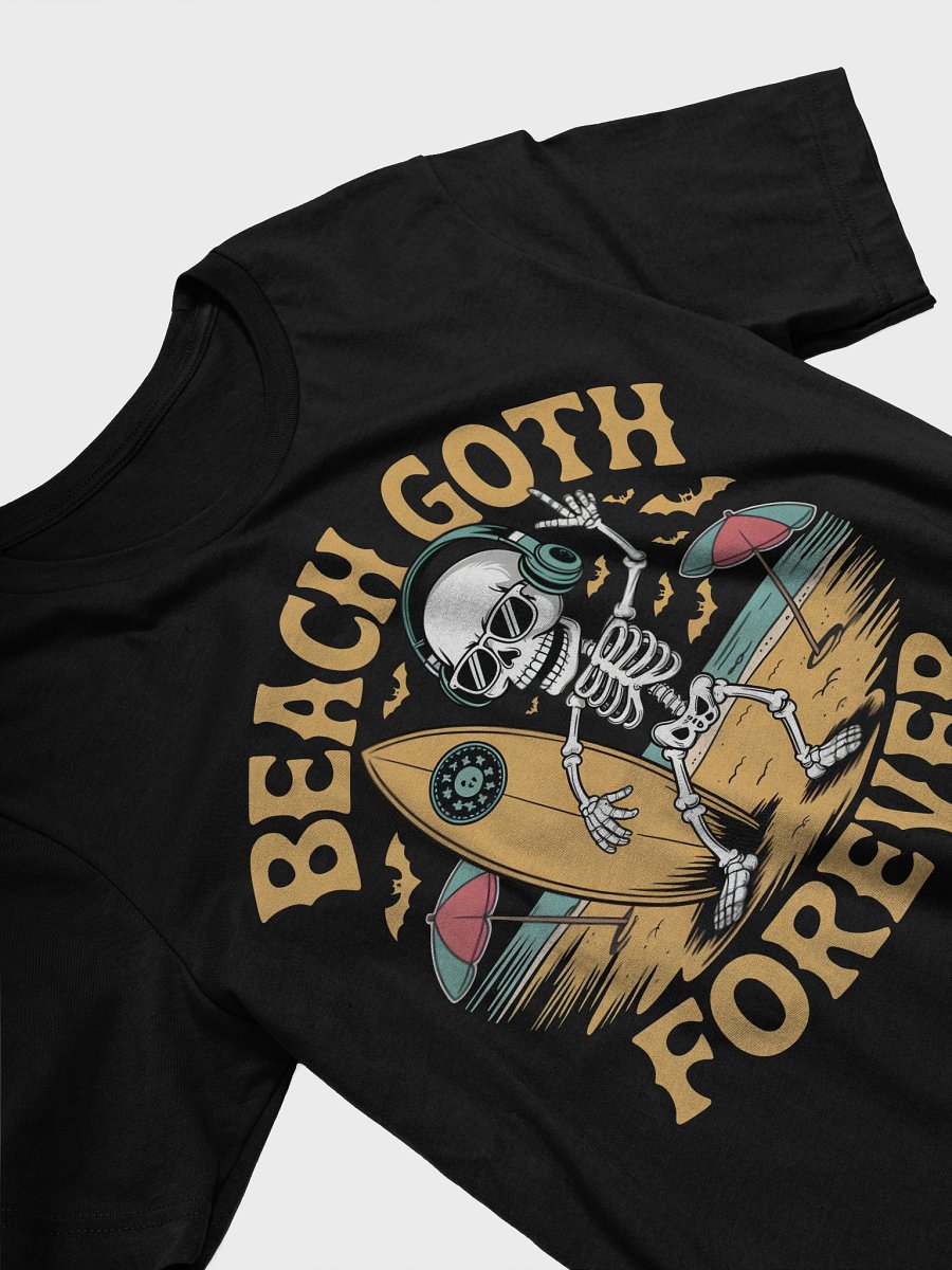 Goth Beach Skeleton T-Shirt product image (3)