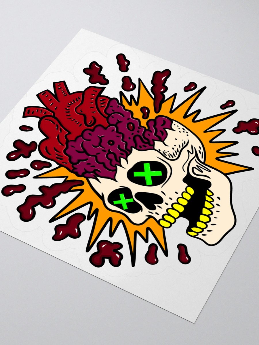 Cross My Heart Kiss Cut Stickers product image (8)