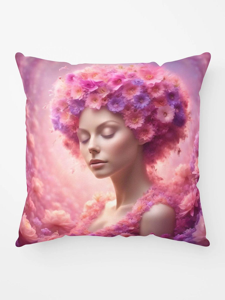 Pink Flower Girl Pillow product image (3)