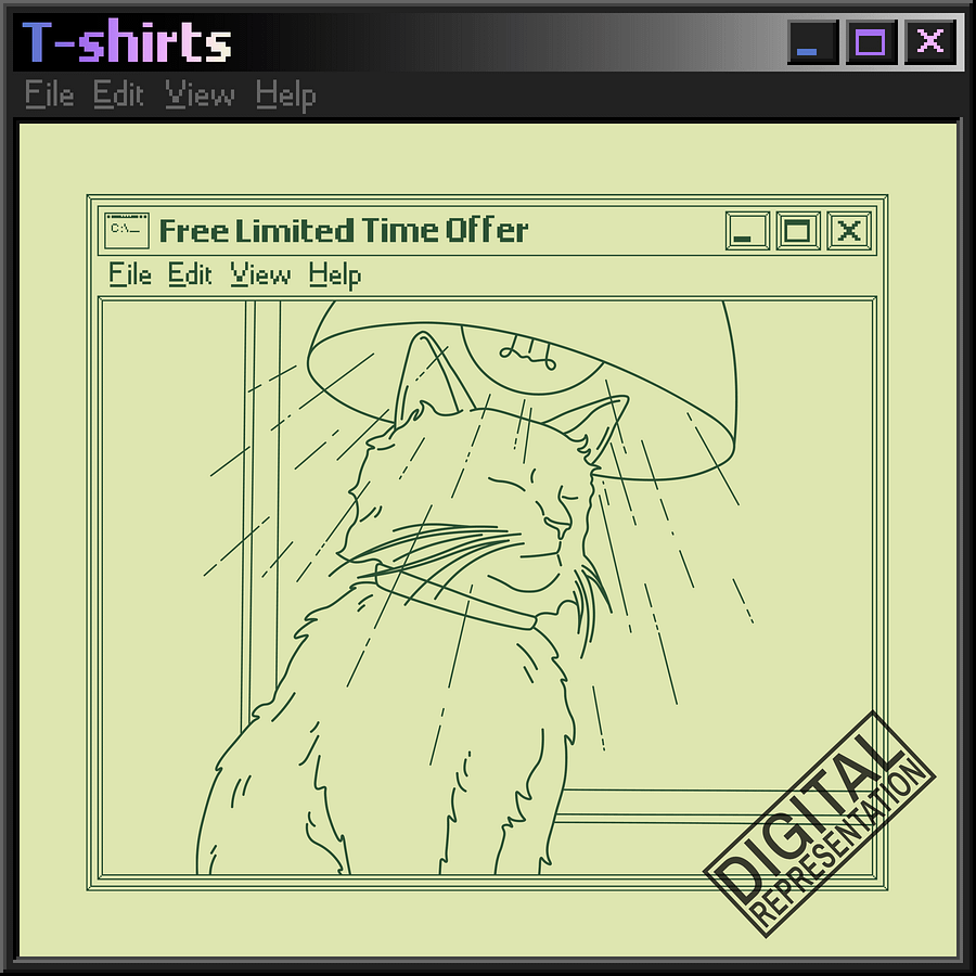 Lamp Cat T-Shirt product image (4)
