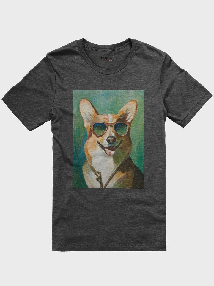 Cool Corgi Sunglasses Painting - dogPXL Artistic series T-Shirt product image (2)