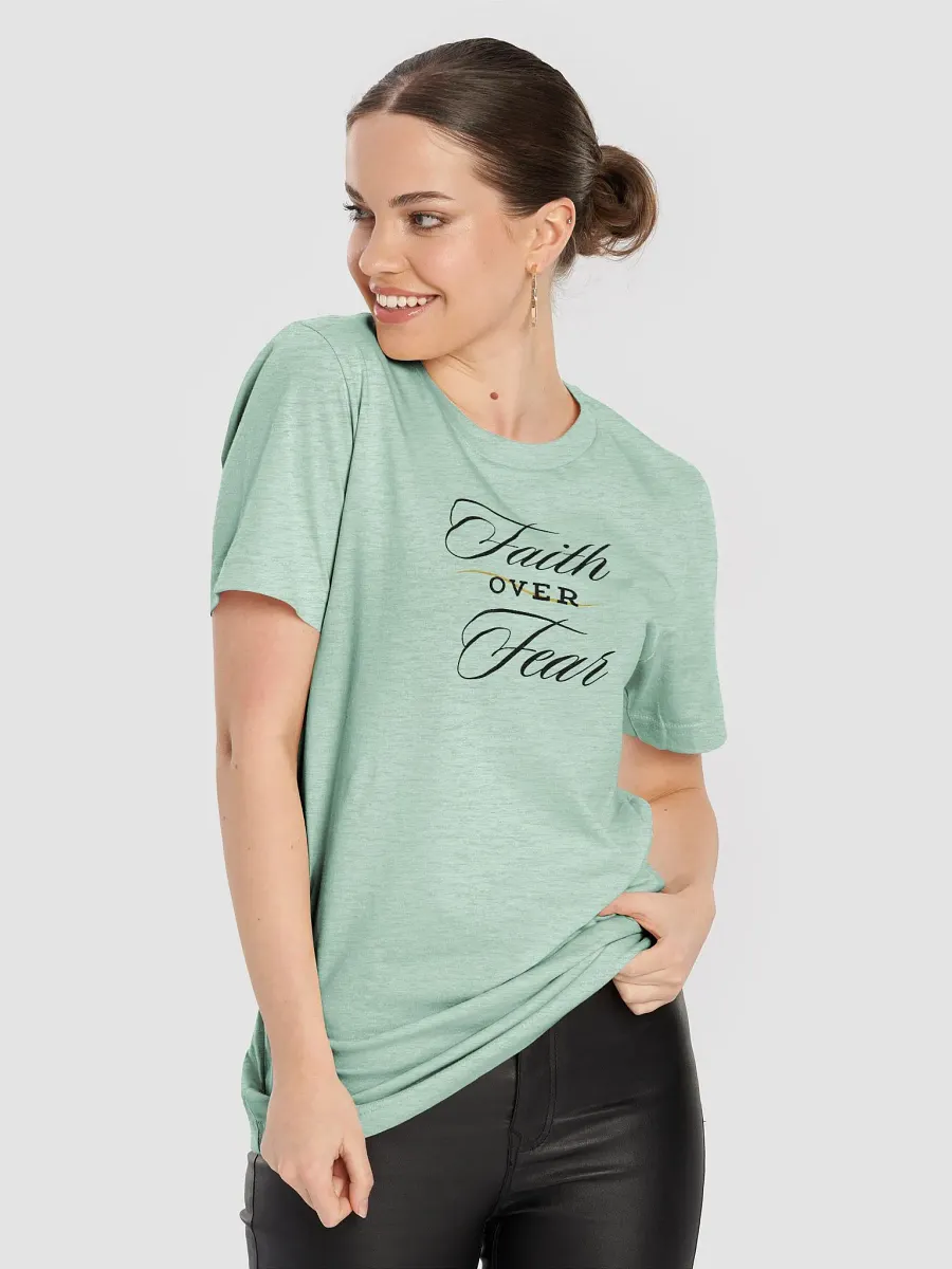 Faith Over Fear Elegance Unisex T-Shirt product image (82)