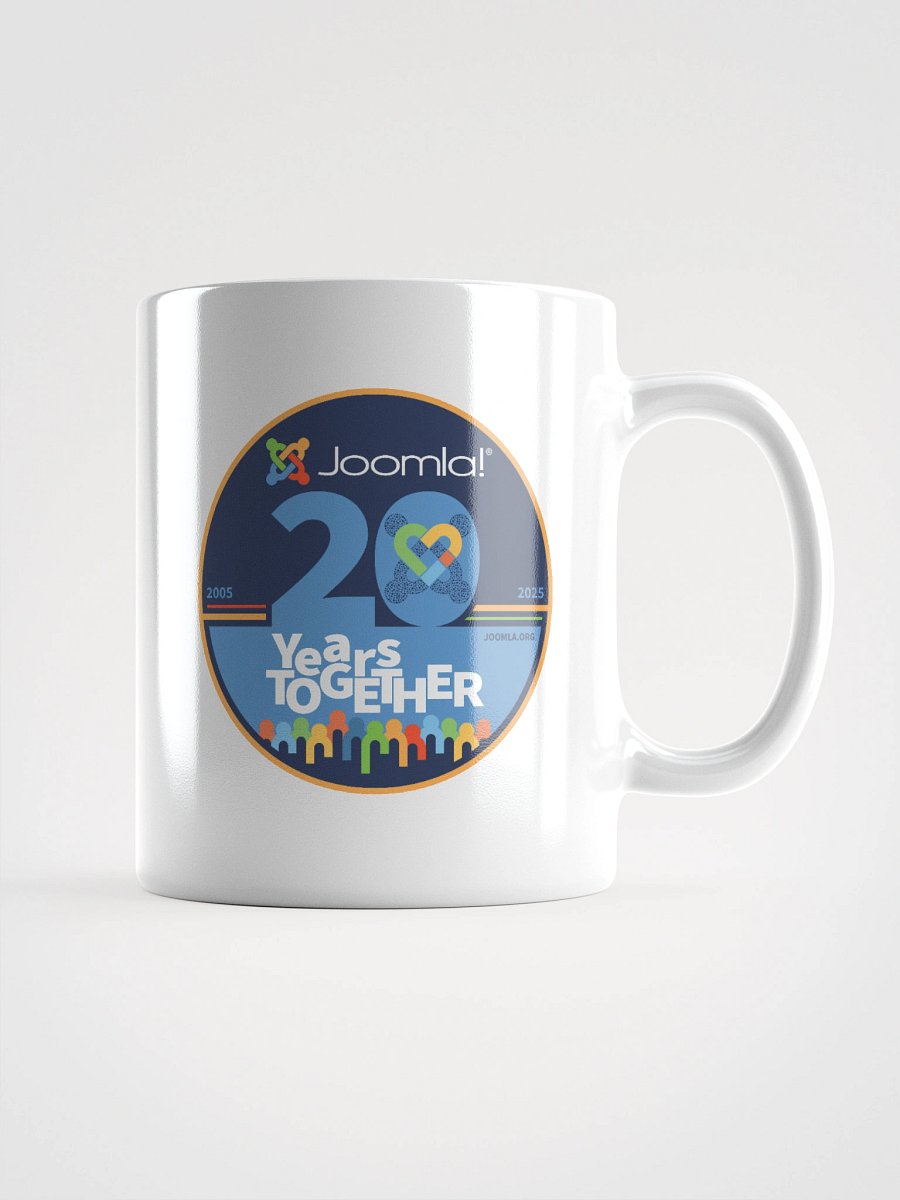 Joomla 20th Anniversary Edition<br /> — White Mug — product image (1)