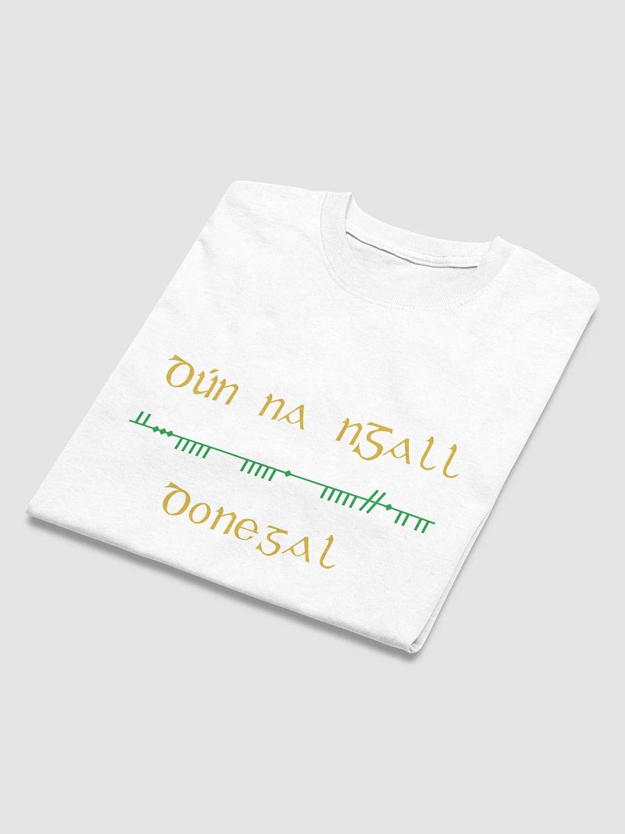 Donegal/Dún na nGall, Scholastic style Ogham printed T-shirt product image (6)