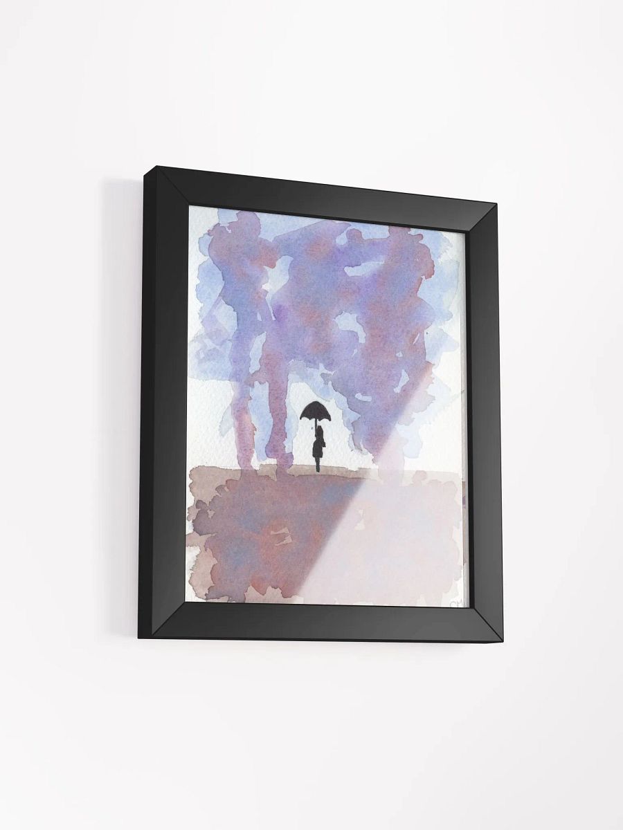 The Rain: Watercolor Landscape Framed Poster product image (2)