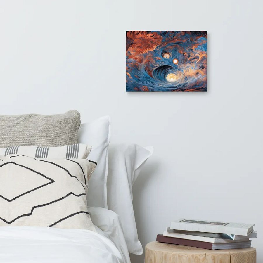 The Sea of Twirls Canvas product image (6)
