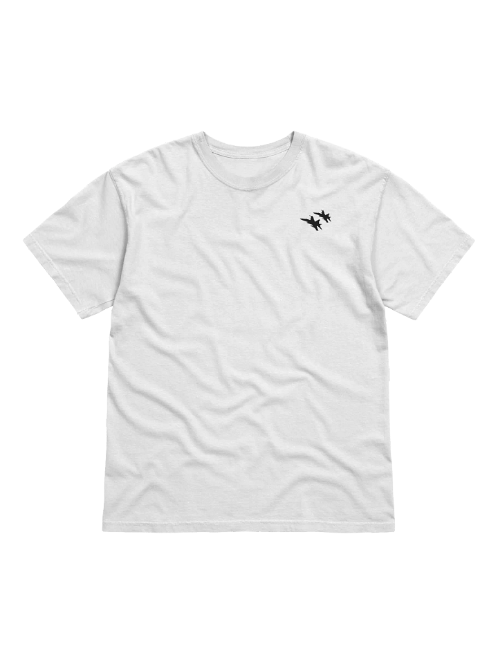 Twin Hornets Logo T-Shirt, White product image (1)