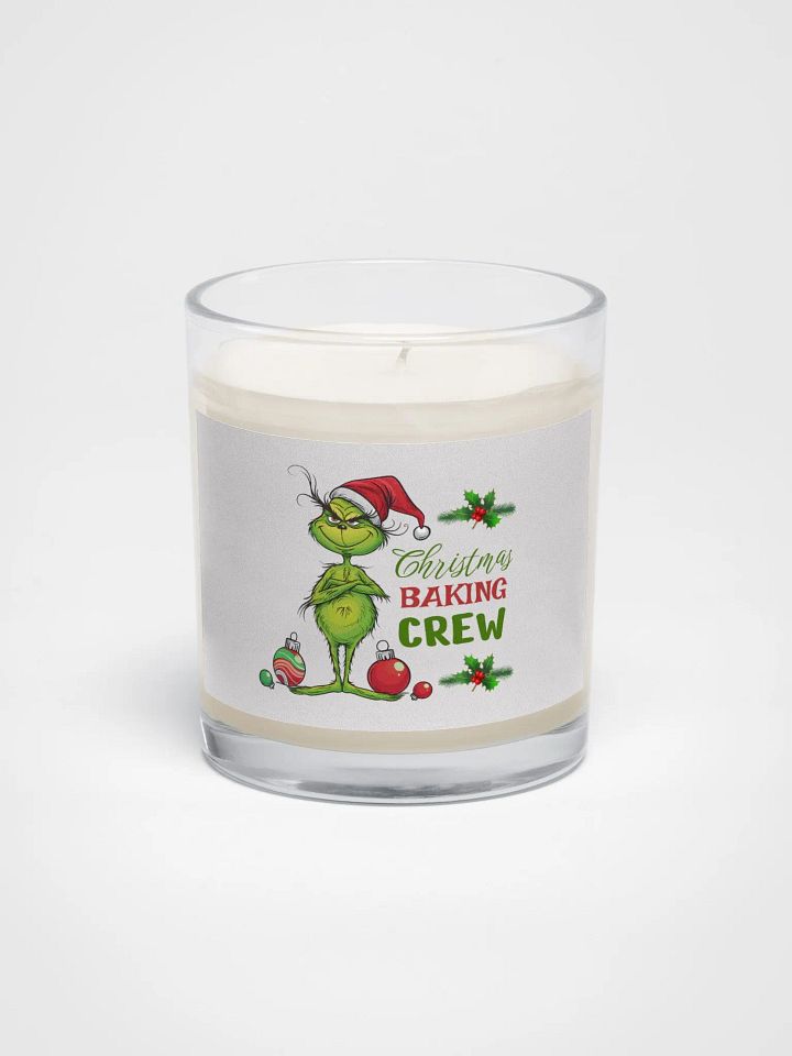 Candle Grinch decoration Christmas baking Crew product image (1)