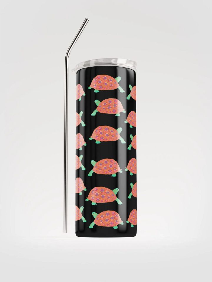 Miniaday Designs Orange Turtles Stainless Steel Tumbler product image (1)