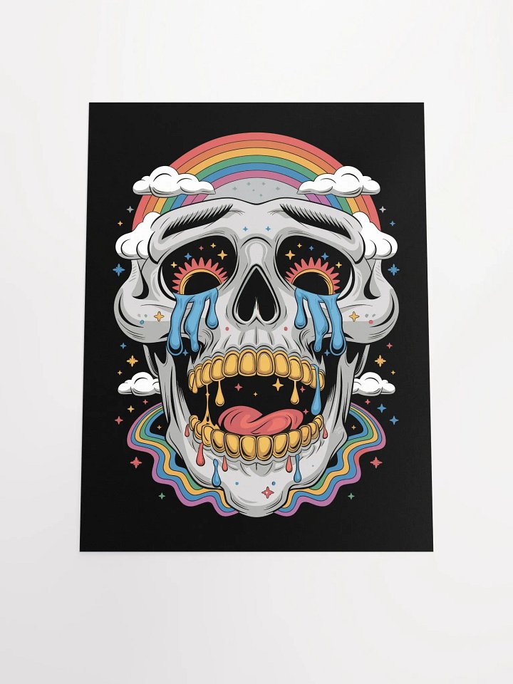 Psychedelic Dream Skull Poster product image (1)