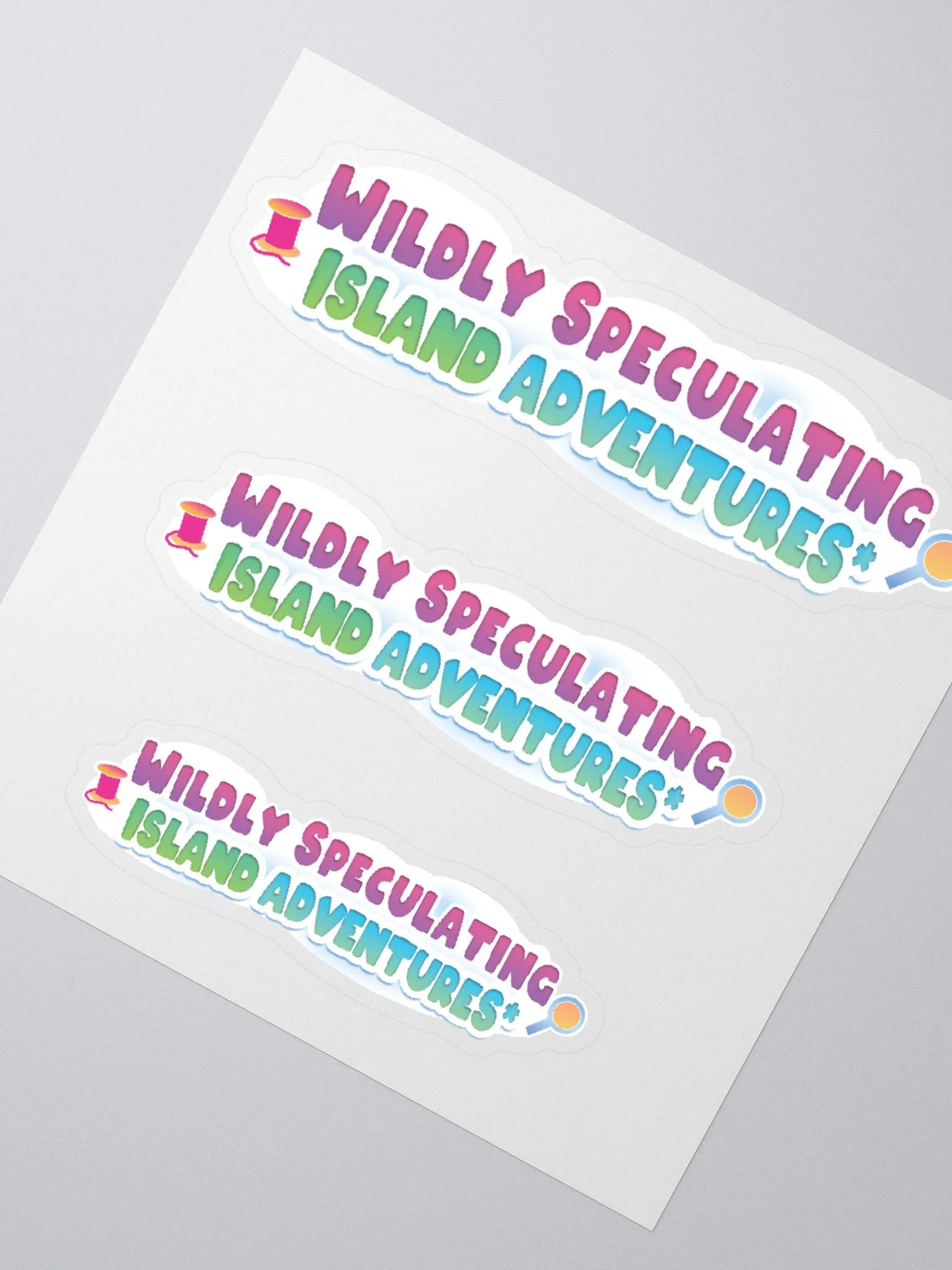 Wildly Speculating Island Adventures* Stickers product image (6)