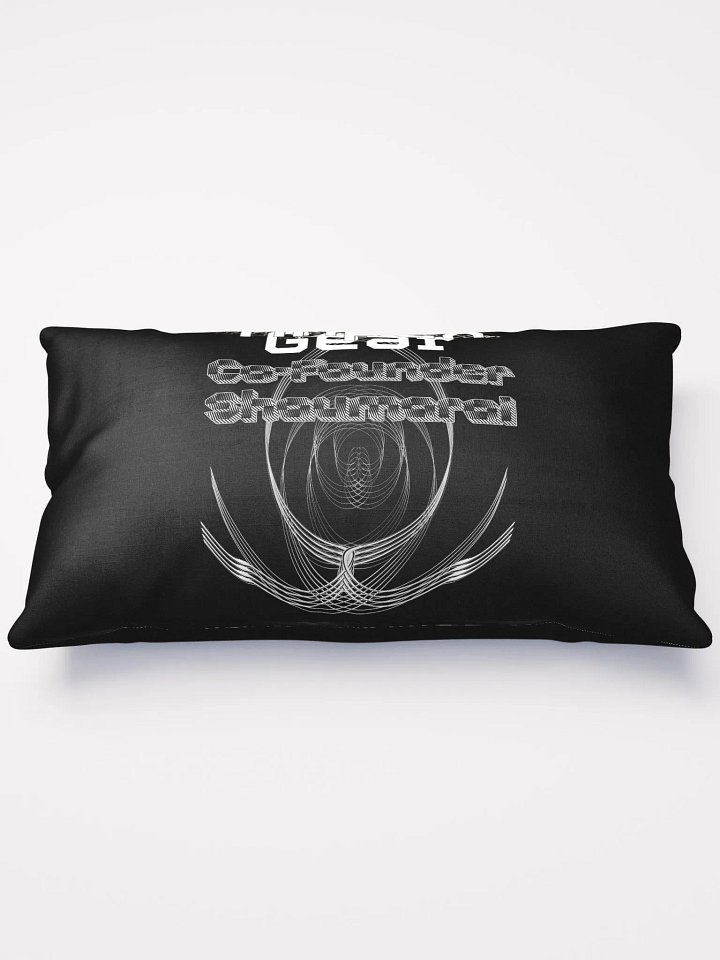 Basic Pillow - Black - Co Founder Shaumarai - White HApex Gear White Logo product image (1)