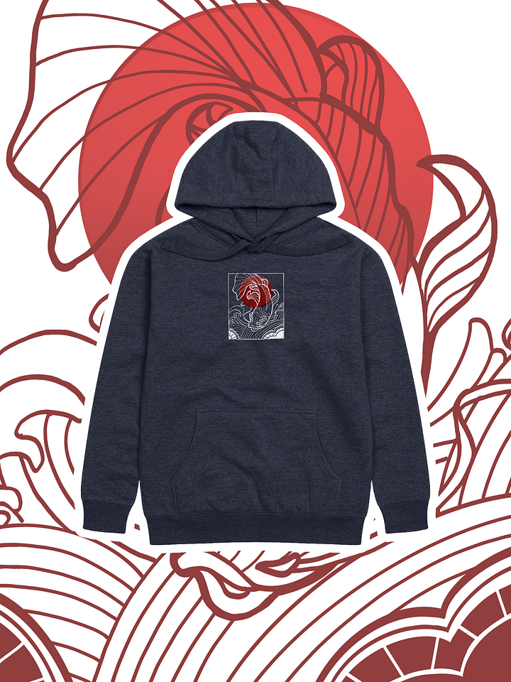 Carpe koï 鯉 Hoodie embroidered product image (1)