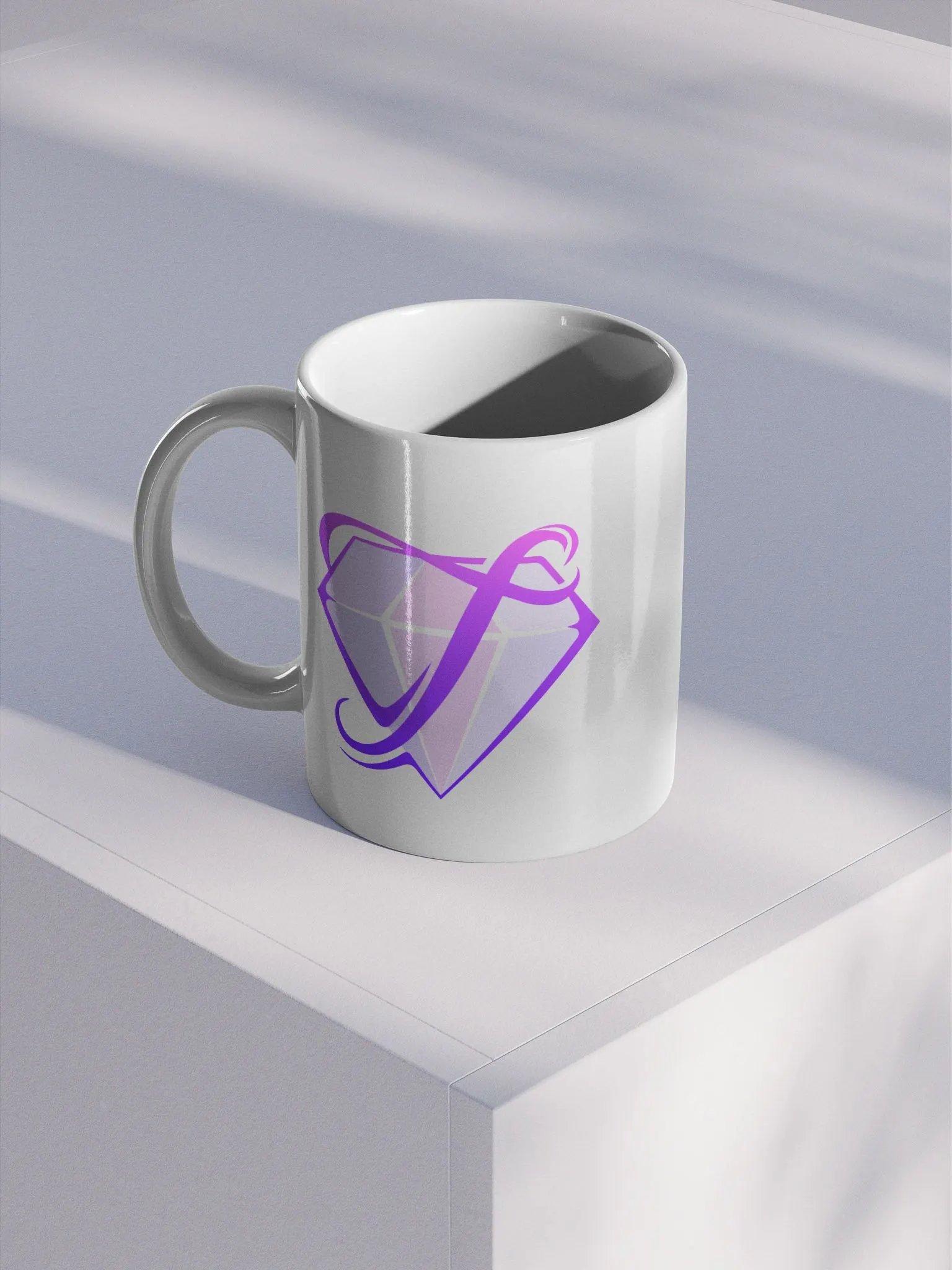 Pink logo mug product image (1)