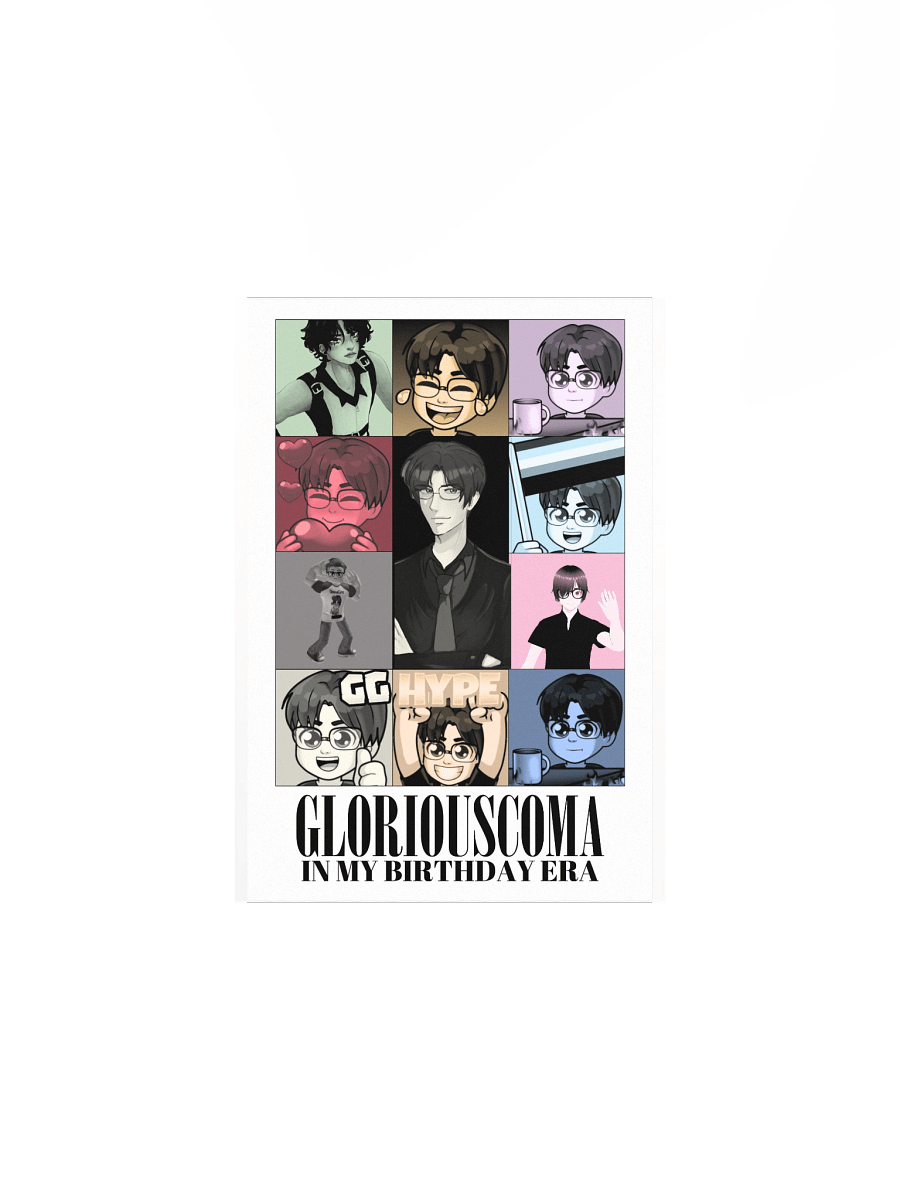 GloriousComa In My Birthday Era Limited Edition Poster product image (1)