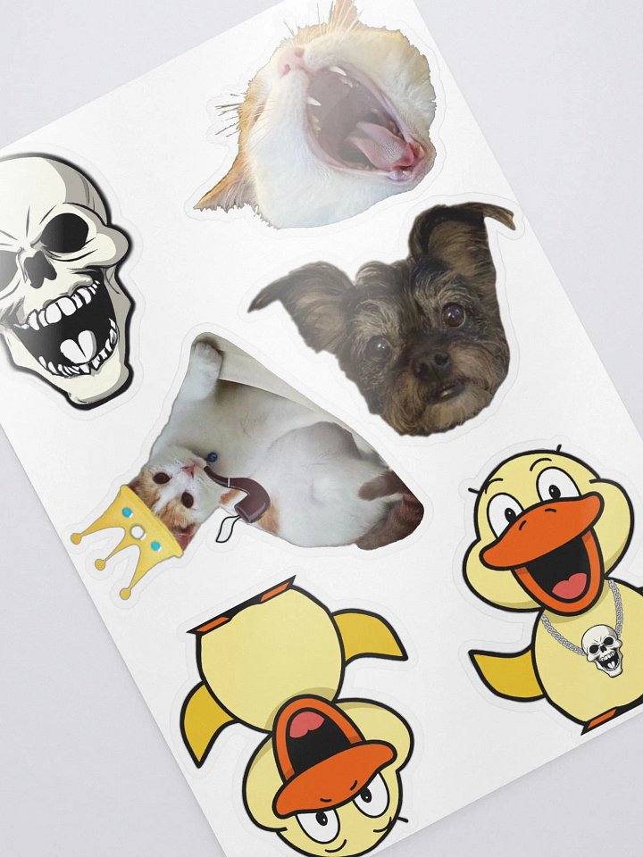 Variety Sticker Pack (6 count - Glossy Medium/Large) product image (2)