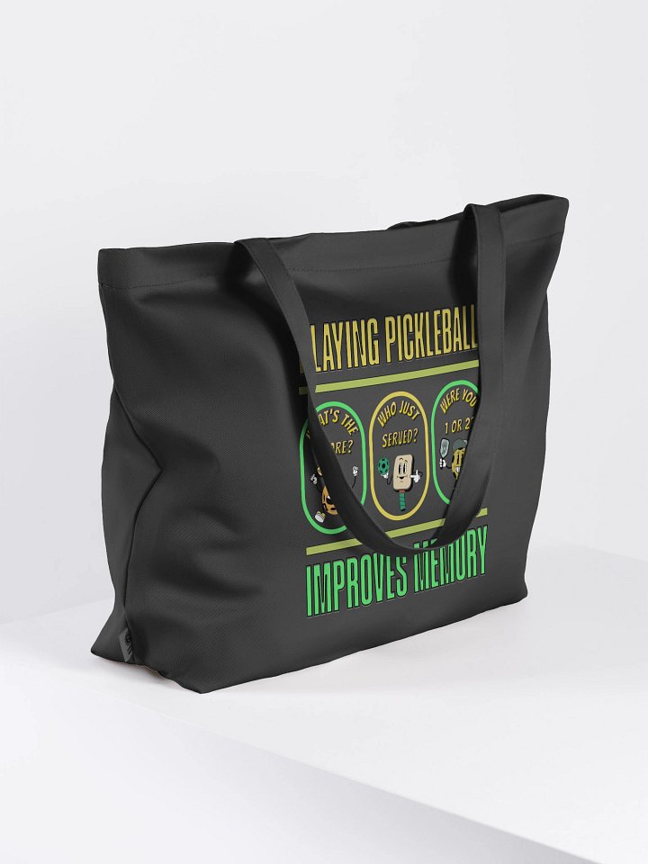 Playing Pickleball Improves Memory Tote product image (1)
