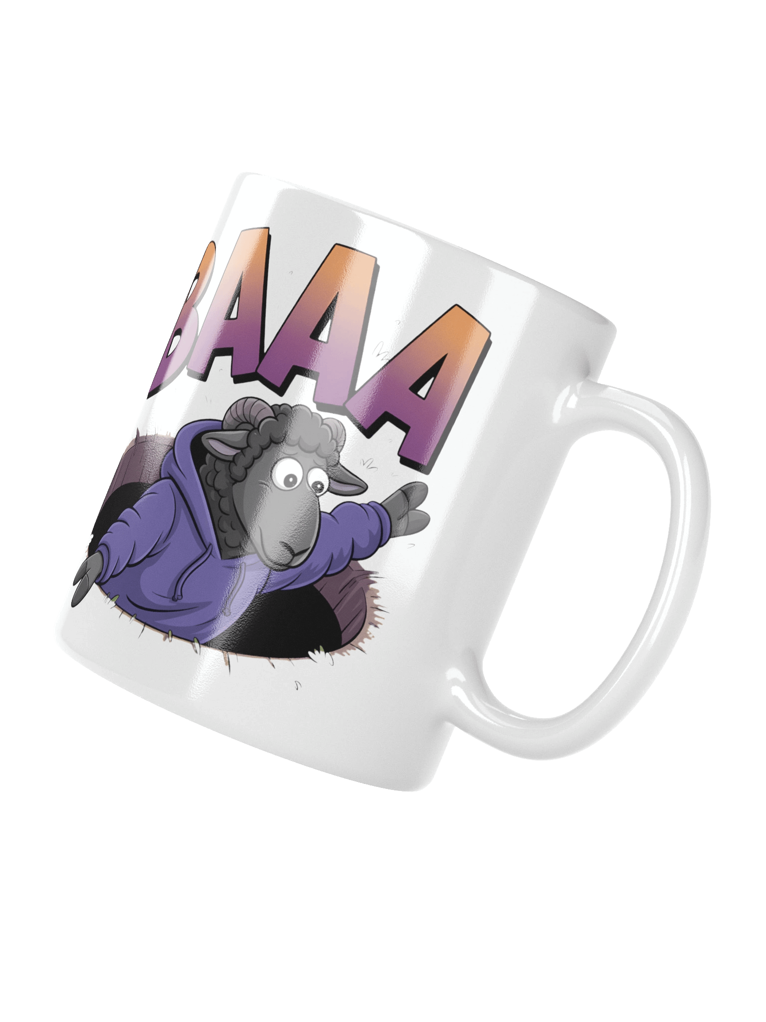 BAAA Help White Glossy Mug product image (7)