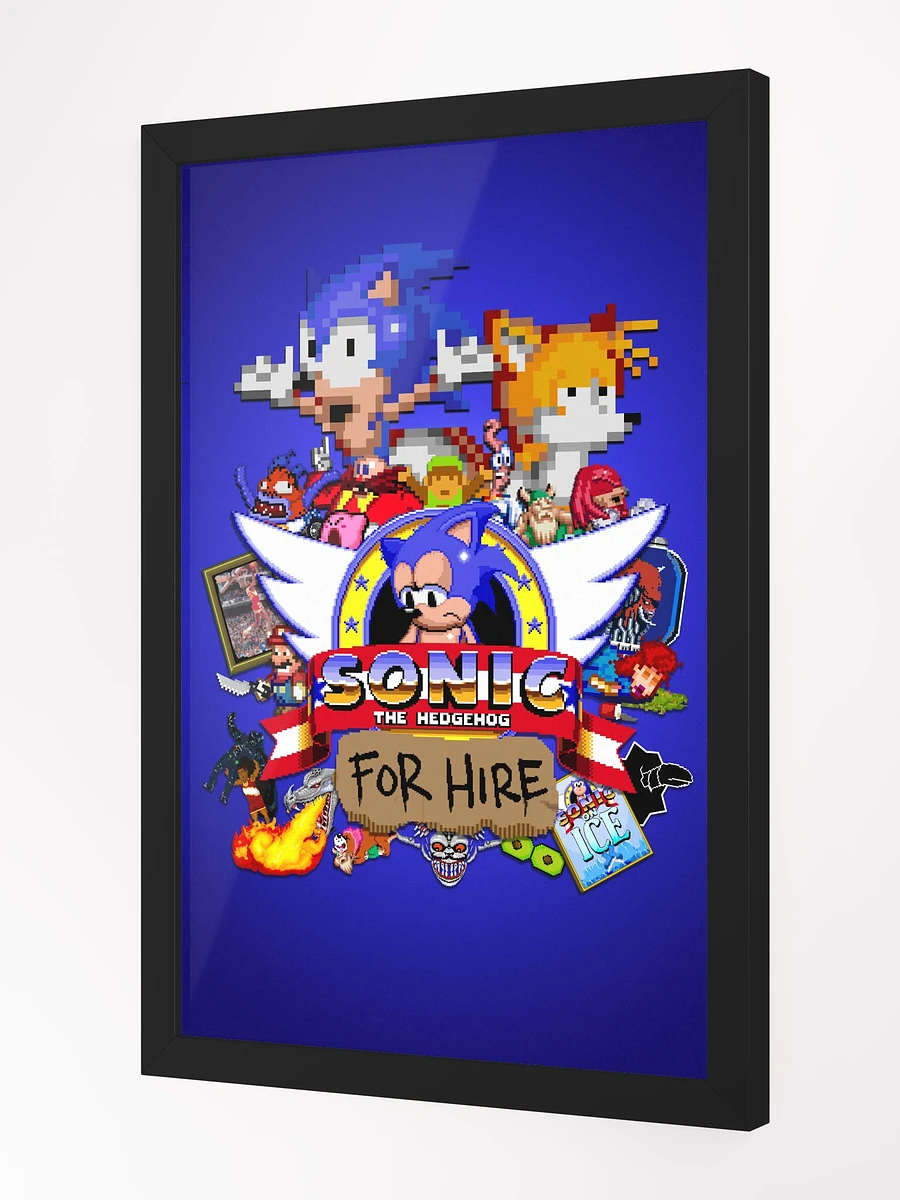 Sonic For Hire Poster - Framed product image (3)