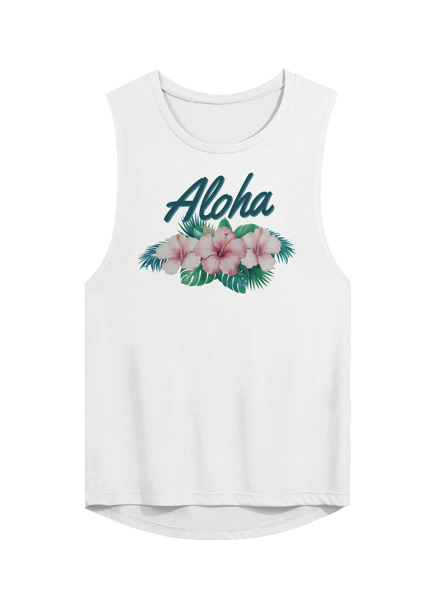 Hawaiian Hibiscus Flowy Muscle Tank product image (2)
