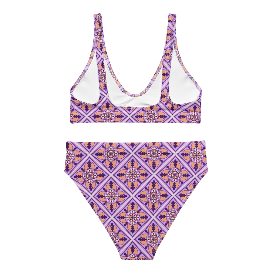 Detailed Symmetrical Pattern High Waisted Bikini product image (5)