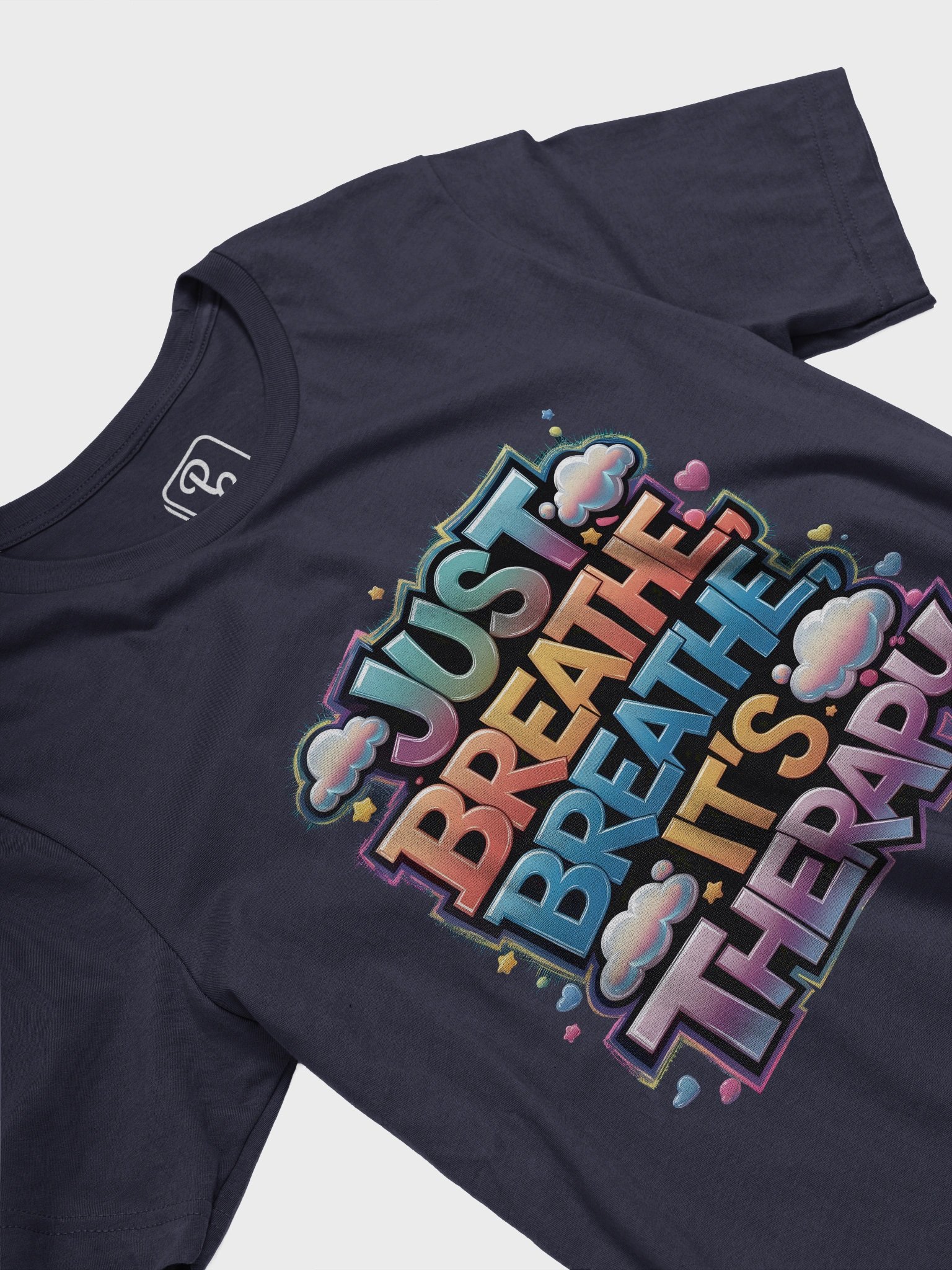 Just Breathe, breathe, it's therapy T-shirt product image (3)
